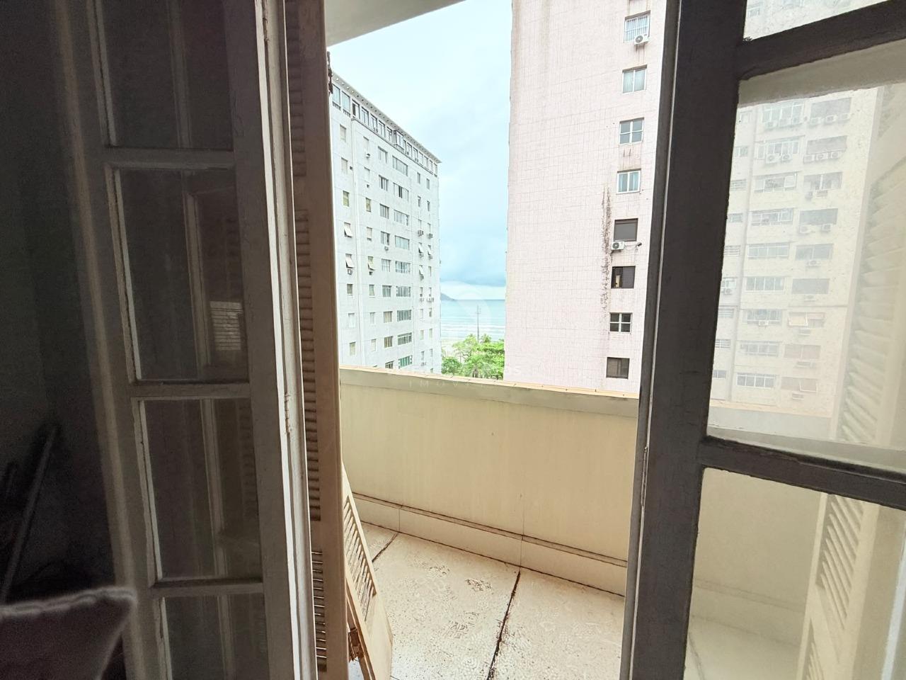 Apartamento 1 Dormitório, Varanda, Vista para o Mar e Garagem no Boqueirão – Santos/SP em Boqueirão, Santos — foto 10