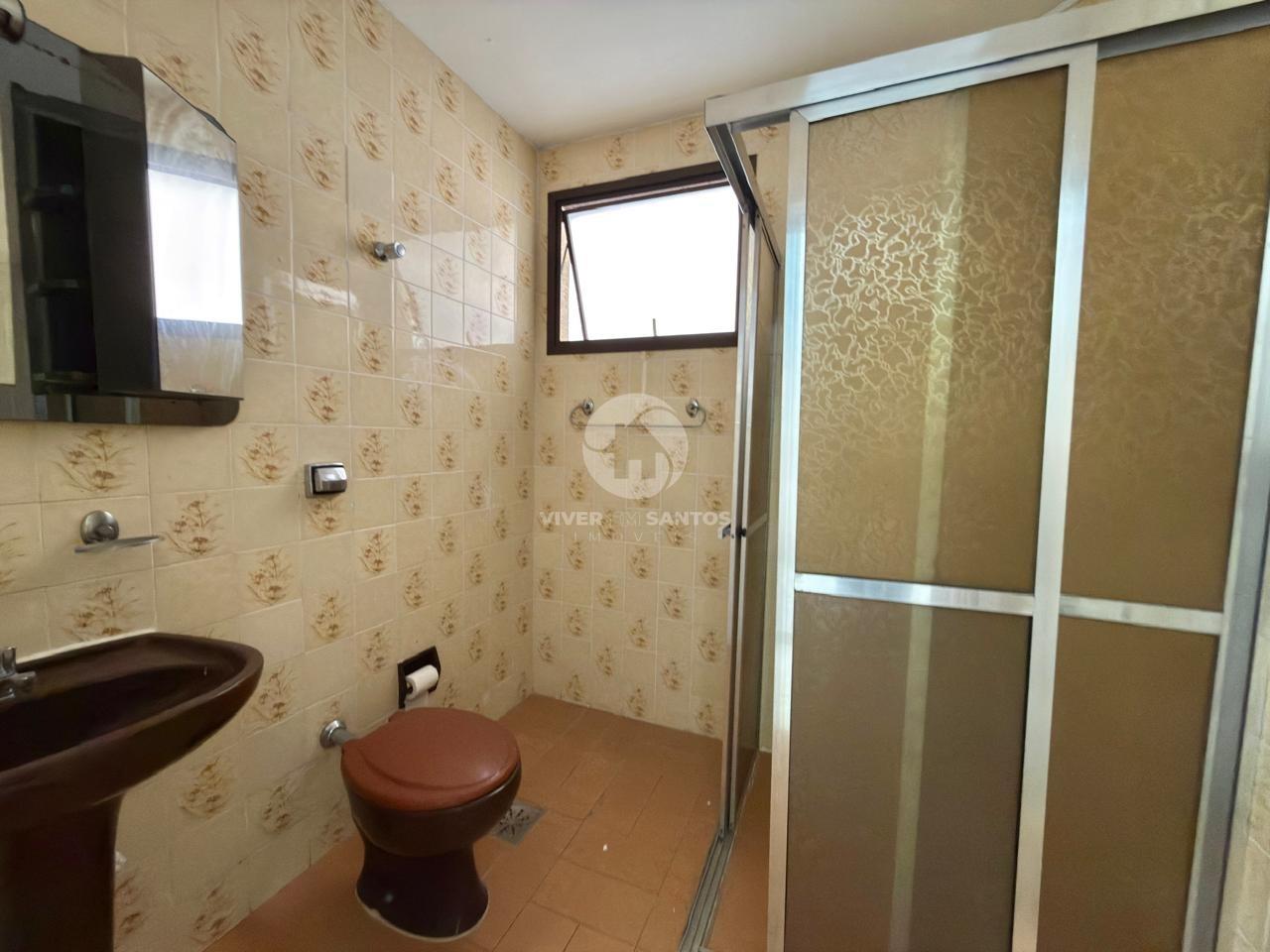 Apartamento 1 Dormitório, Andar Alto e Garagem Demarcada na Avenida da Praia do Gonzaga – Santos/SP em Gonzaga, Santos — foto 8
