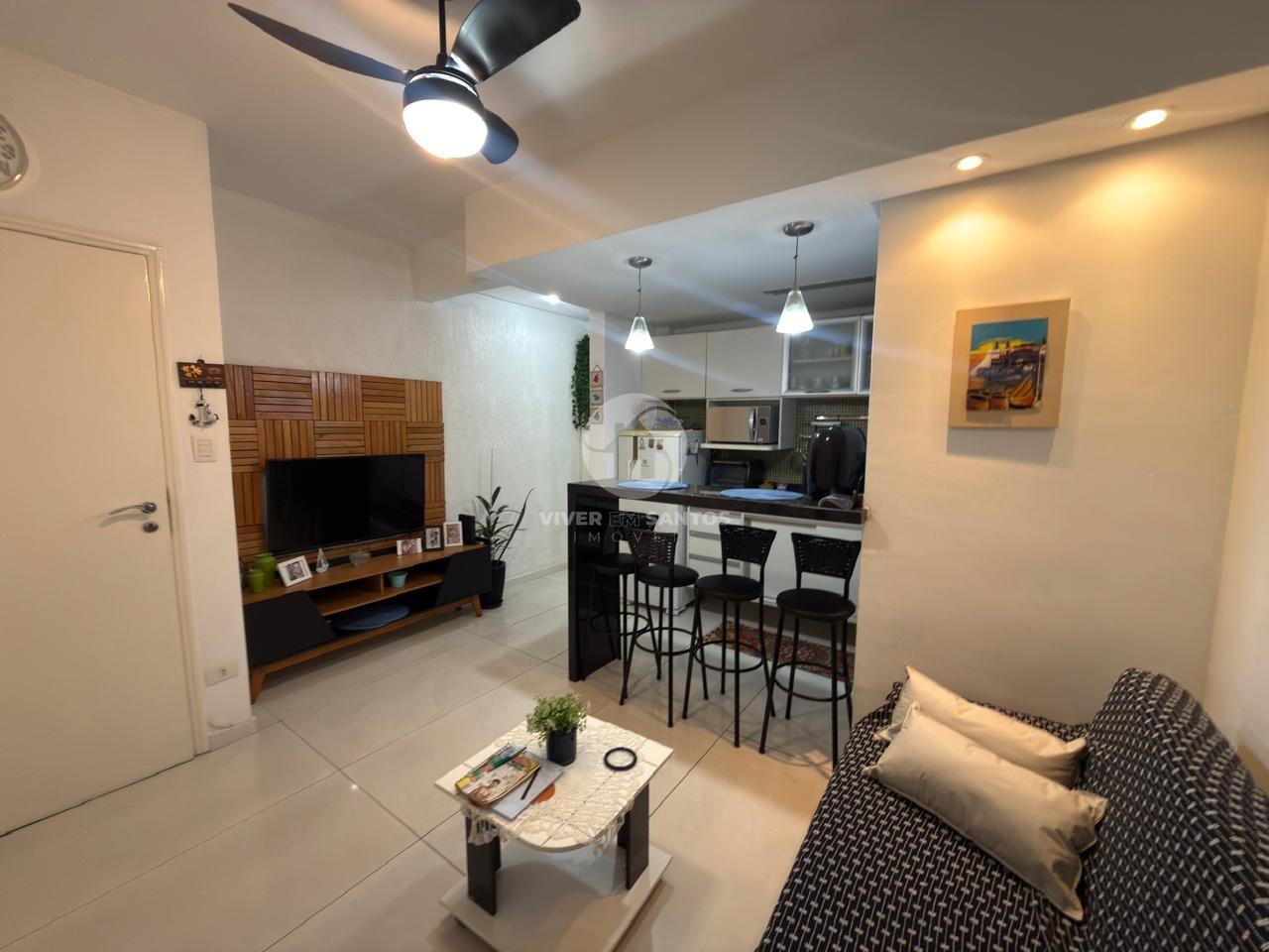 Apartamento com 1 Quarto à venda, quadra da praia - Boqueirão - Santos/SP em Boqueirão, Santos — foto 2