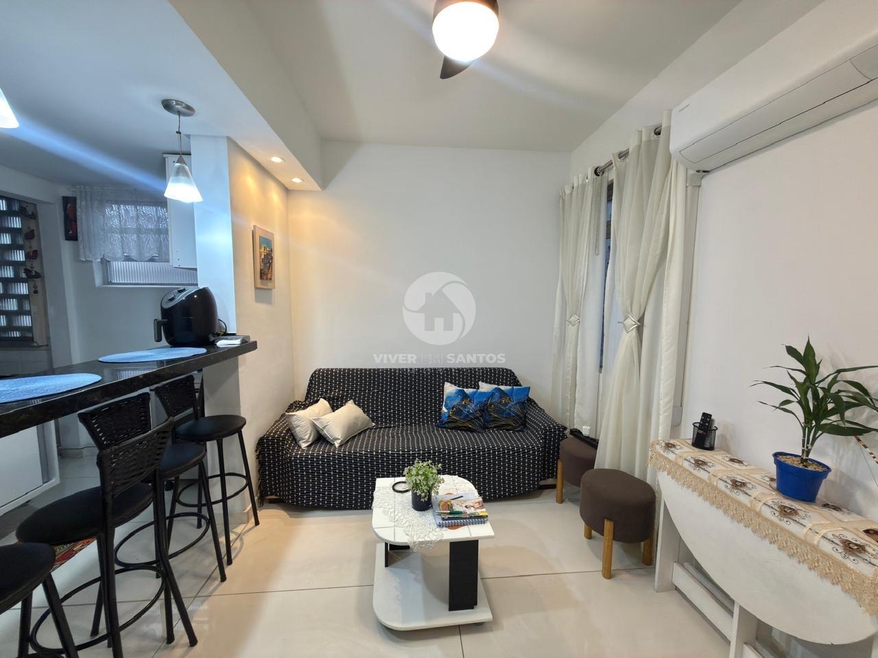 Apartamento com 1 Quarto à venda, quadra da praia - Boqueirão - Santos/SP em Boqueirão, Santos — foto 3
