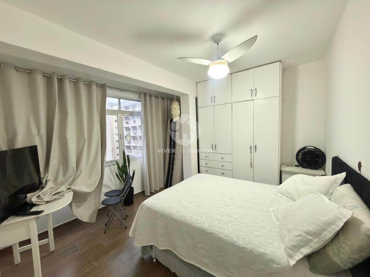 Apartamento com 1 Quarto à venda, quadra da praia - Boqueirão - Santos/SP em Boqueirão, Santos — foto 4