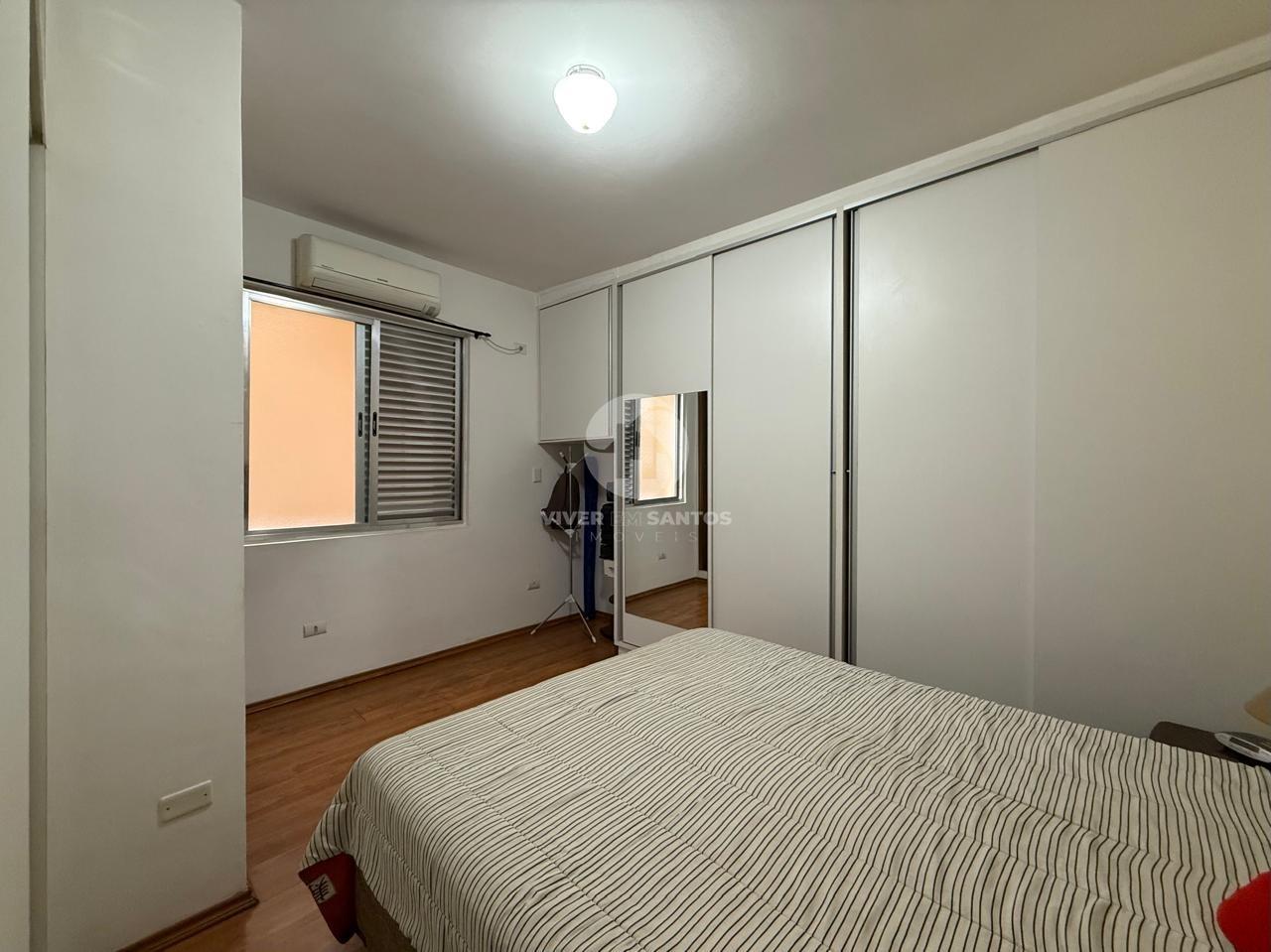 Apartamento Mobiliado, 2 Dormitórios, Suíte e Garagem a 3 Quadras da Praia no Embaré – Santos/SP em Embaré, Santos — foto 10