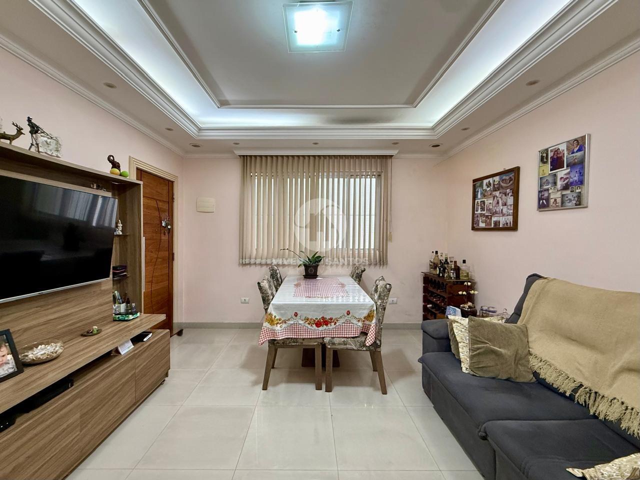 Apartamento Mobiliado, 2 Dormitórios, Suíte e Garagem a 3 Quadras da Praia no Embaré – Santos/SP em Embaré, Santos — foto 4