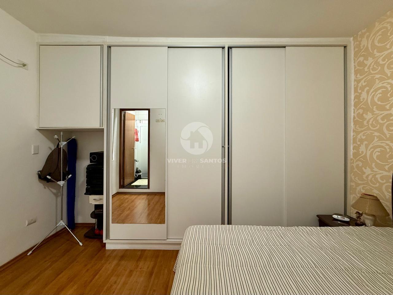 Apartamento Mobiliado, 2 Dormitórios, Suíte e Garagem a 3 Quadras da Praia no Embaré – Santos/SP em Embaré, Santos — foto 11