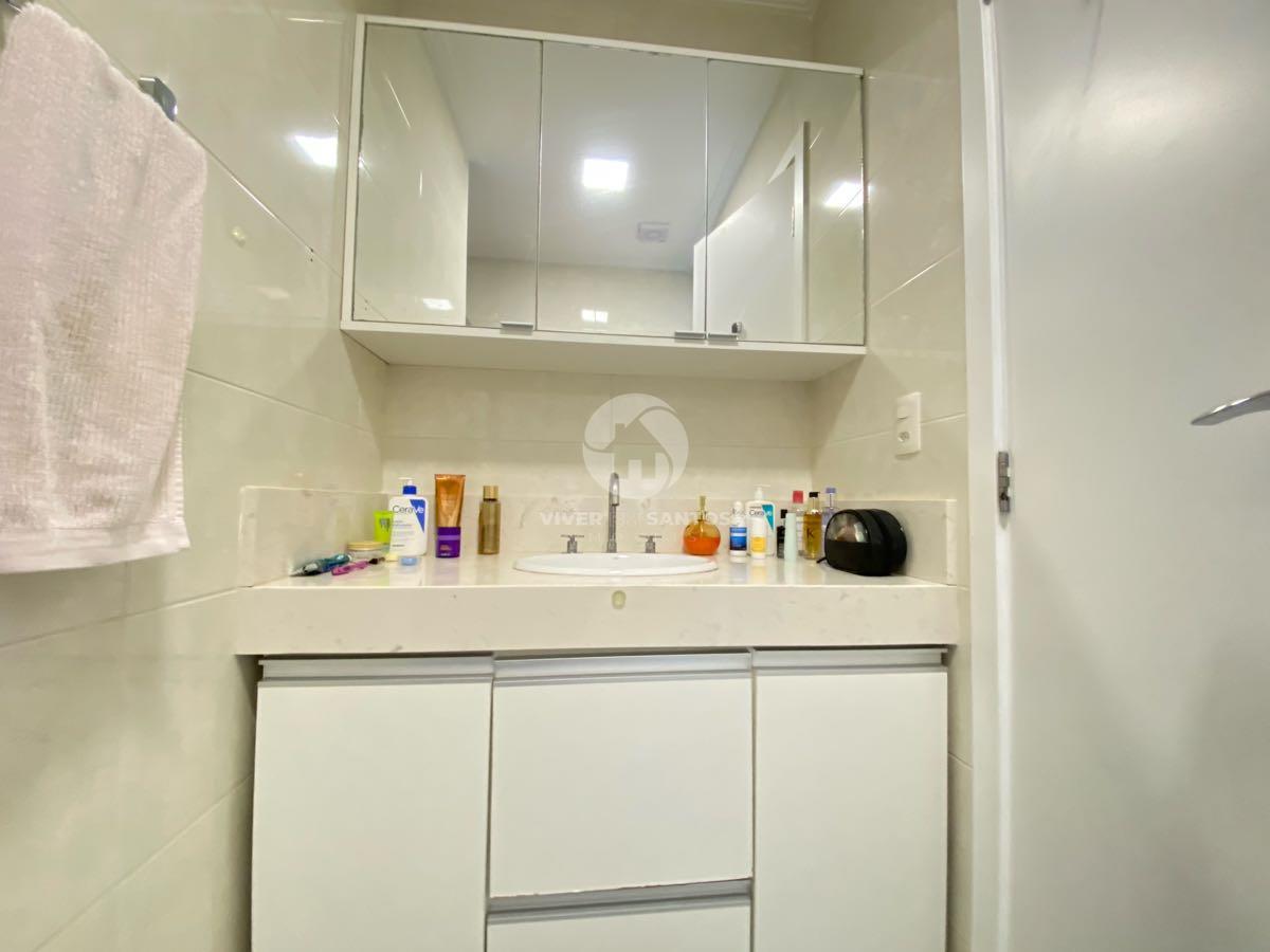 Apartamento alto padrão com vista para o mar à venda em Aparecida, Santos/SP em Aparecida, Santos — foto 12