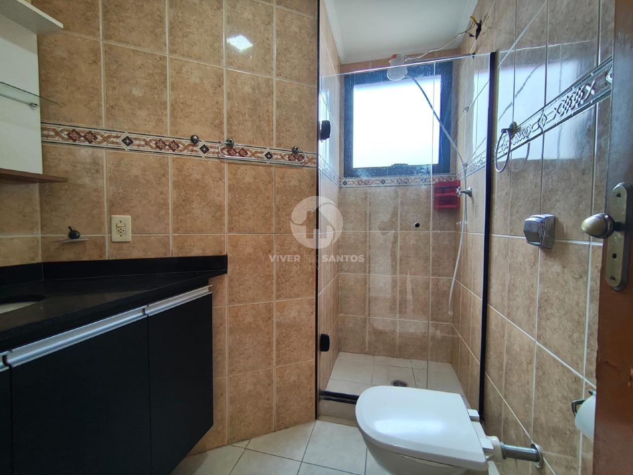 Apartamento 2 Dormitórios, Suíte, Varanda, Dependência Completa e Garagem na Aparecida – Santos/SP em Aparecida, Santos — foto 17