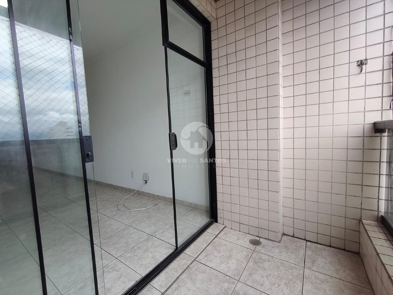 Apartamento 2 Dormitórios, Suíte, Varanda, Dependência Completa e Garagem na Aparecida – Santos/SP em Aparecida, Santos — foto 5