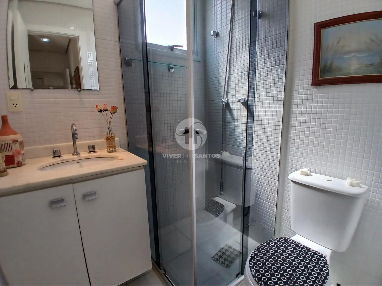 Apartamento com 3 dormitórios e varanda gourmet - Gonzaga - Santos/SP em Gonzaga, Santos — foto 19
