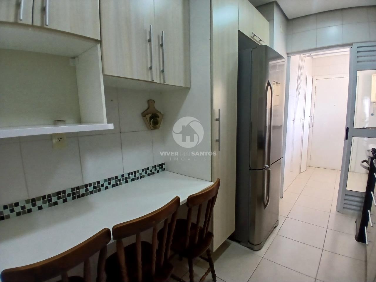 Apartamento com 3 dormitórios e varanda gourmet - Gonzaga - Santos/SP em Gonzaga, Santos — foto 23