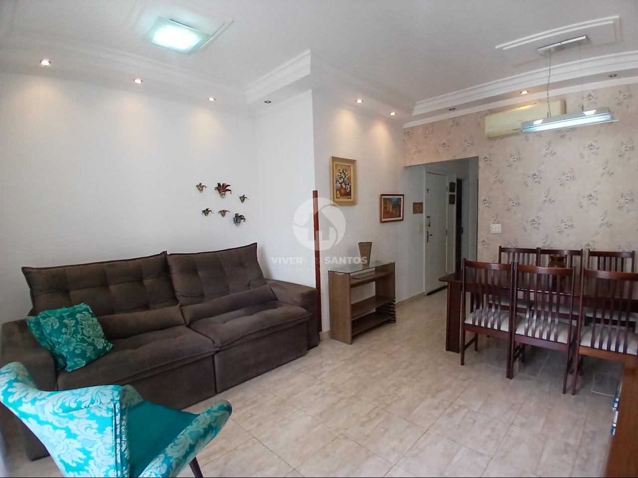 Apartamento com 3 dormitórios e varanda gourmet - Gonzaga - Santos/SP em Gonzaga, Santos — foto 7
