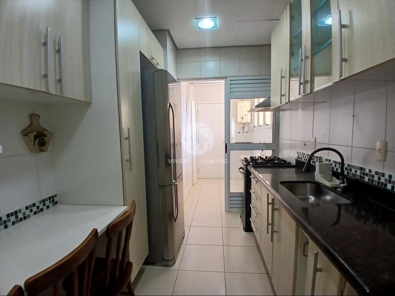 Apartamento com 3 dormitórios e varanda gourmet - Gonzaga - Santos/SP em Gonzaga, Santos — foto 22