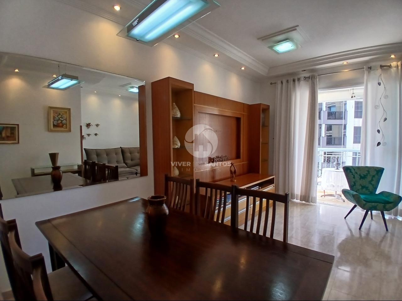 Apartamento com 3 dormitórios e varanda gourmet - Gonzaga - Santos/SP em Gonzaga, Santos — foto 5