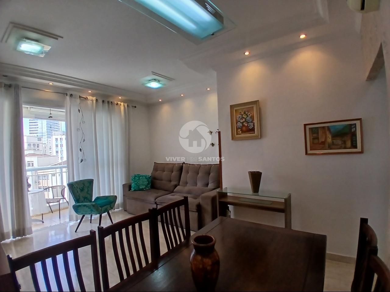Apartamento com 3 dormitórios e varanda gourmet - Gonzaga - Santos/SP em Gonzaga, Santos — foto 6