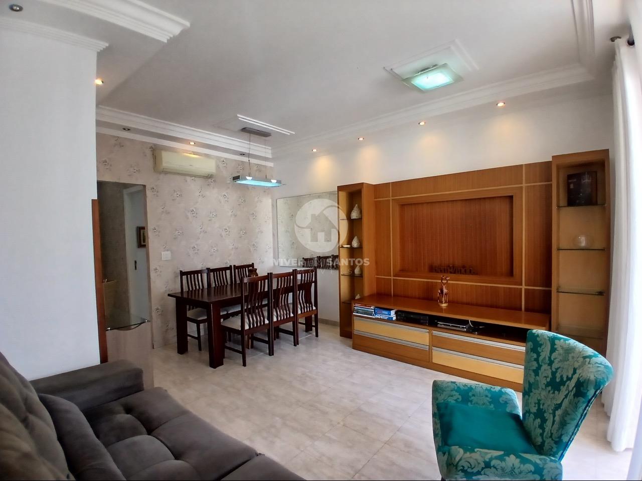 Apartamento com 3 dormitórios e varanda gourmet - Gonzaga - Santos/SP em Gonzaga, Santos — foto 4