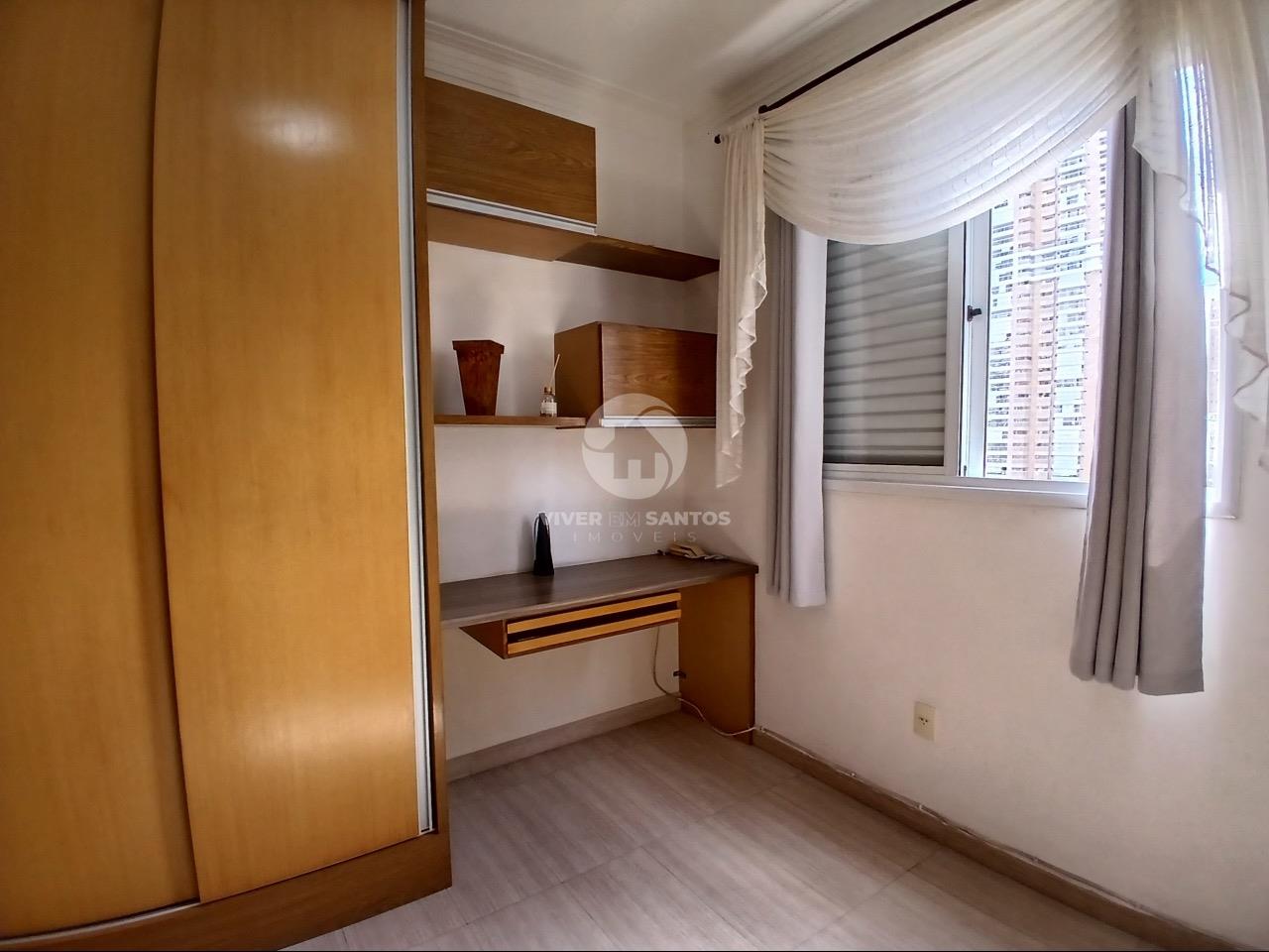 Apartamento com 3 dormitórios e varanda gourmet - Gonzaga - Santos/SP em Gonzaga, Santos — foto 9