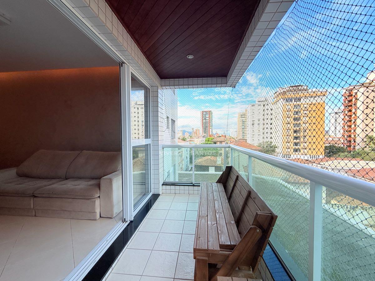 Apartamento 105 m², Suíte, Escritório, Varanda Gourmet, 2 Vagas e Lazer Completo na Aparecida – Santos/SP em Aparecida, Santos — foto 3