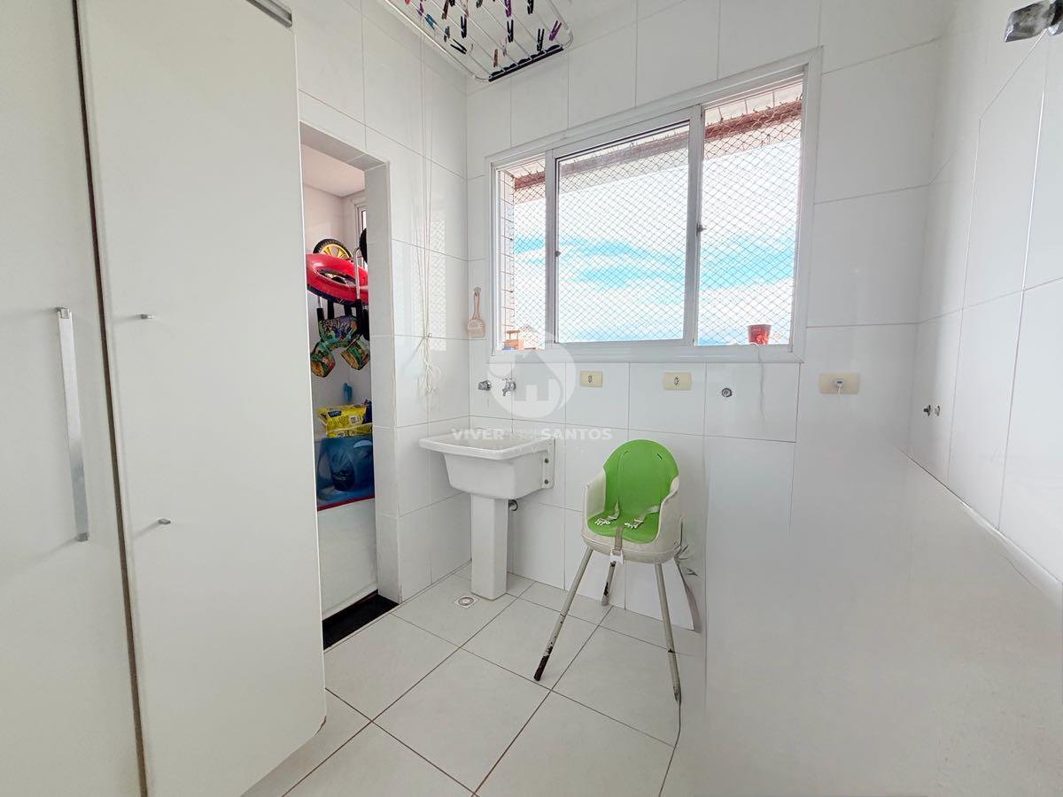 Apartamento 105 m², Suíte, Escritório, Varanda Gourmet, 2 Vagas e Lazer Completo na Aparecida – Santos/SP em Aparecida, Santos — foto 21