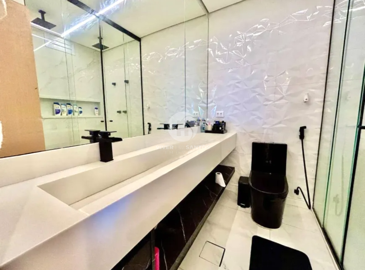 Cobertura Triplex Porteira Fechada, 4 Suítes, Piscina Privativa, Vista para o Mar e 5 Vagas – Santos/SP em Gonzaga, Santos — foto 14