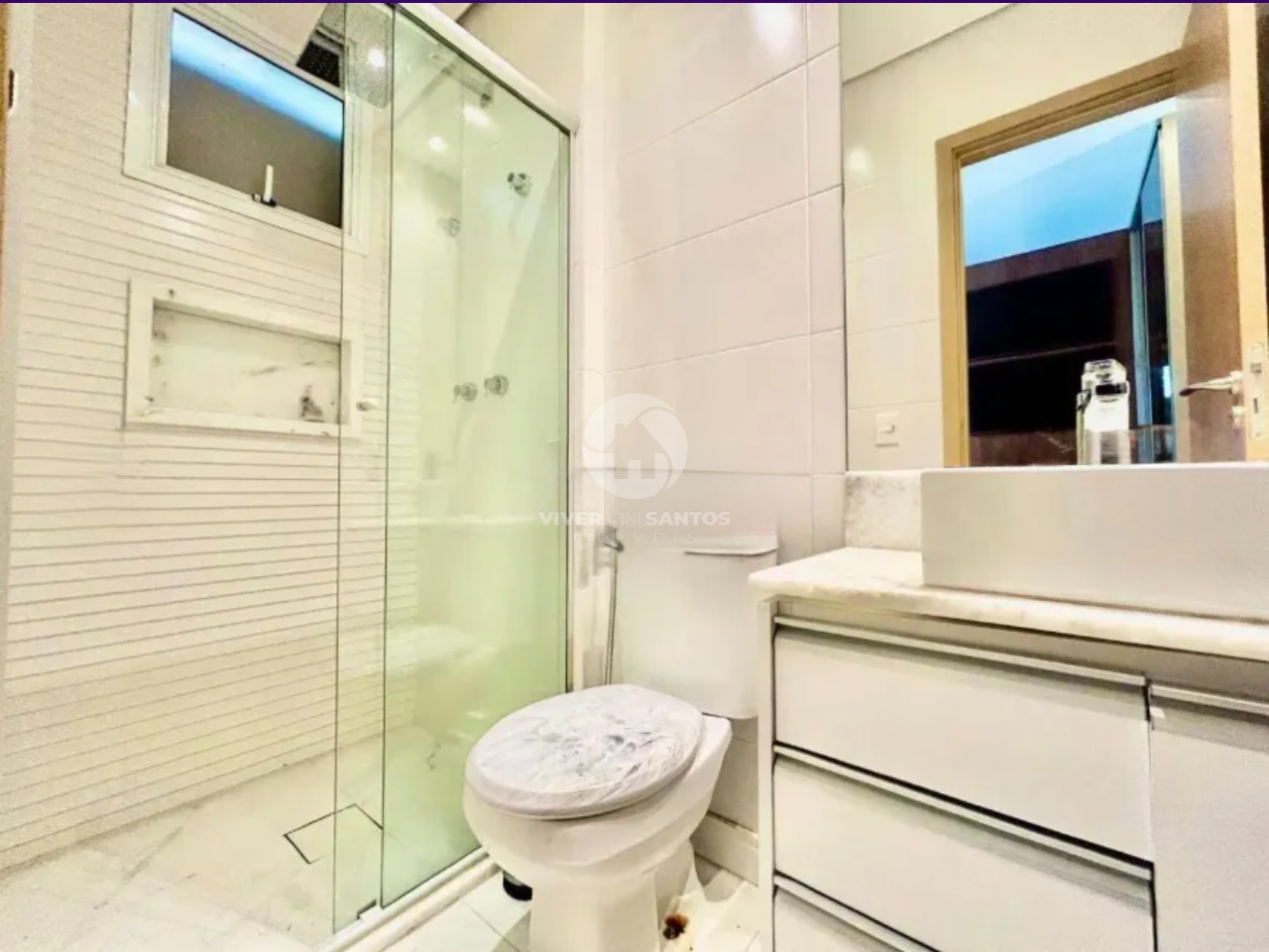 Cobertura Triplex Porteira Fechada, 4 Suítes, Piscina Privativa, Vista para o Mar e 5 Vagas – Santos/SP em Gonzaga, Santos — foto 27