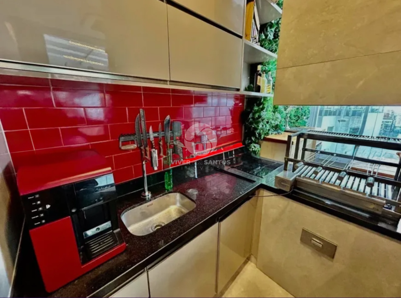 Cobertura Triplex Porteira Fechada, 4 Suítes, Piscina Privativa, Vista para o Mar e 5 Vagas – Santos/SP em Gonzaga, Santos — foto 17
