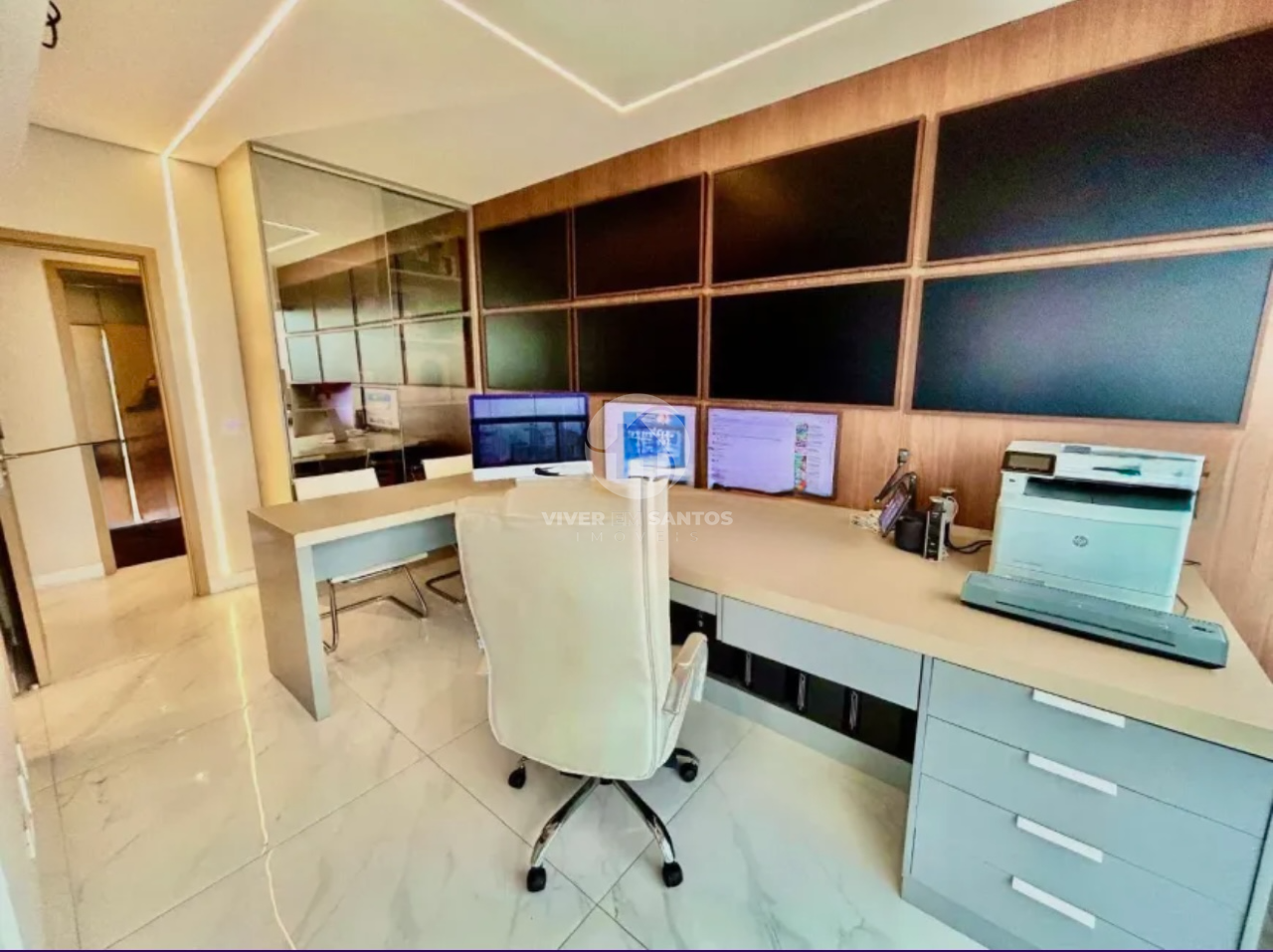 Cobertura Triplex Porteira Fechada, 4 Suítes, Piscina Privativa, Vista para o Mar e 5 Vagas – Santos/SP em Gonzaga, Santos — foto 16