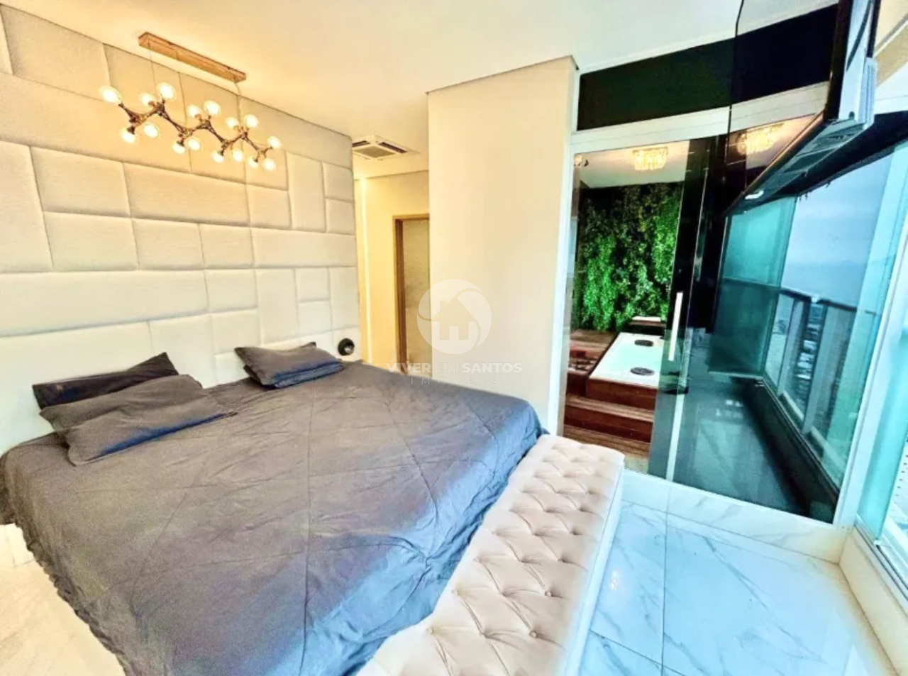 Cobertura Triplex Porteira Fechada, 4 Suítes, Piscina Privativa, Vista para o Mar e 5 Vagas – Santos/SP em Gonzaga, Santos — foto 13