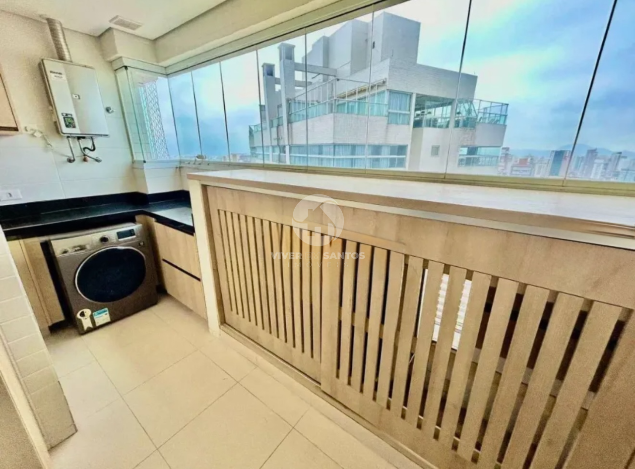 Cobertura Triplex Porteira Fechada, 4 Suítes, Piscina Privativa, Vista para o Mar e 5 Vagas – Santos/SP em Gonzaga, Santos — foto 25