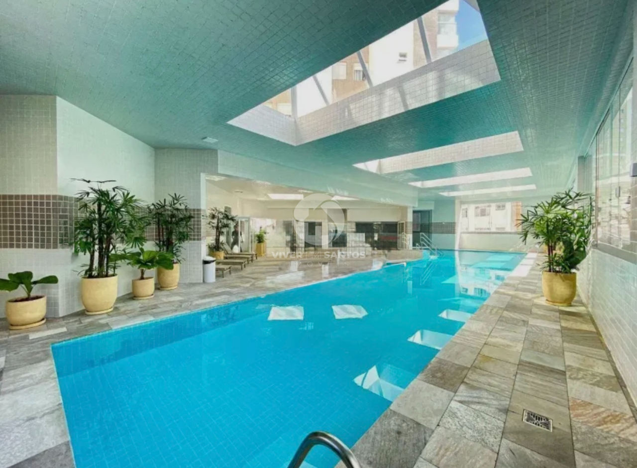 Cobertura Triplex Porteira Fechada, 4 Suítes, Piscina Privativa, Vista para o Mar e 5 Vagas – Santos/SP em Gonzaga, Santos — foto 29
