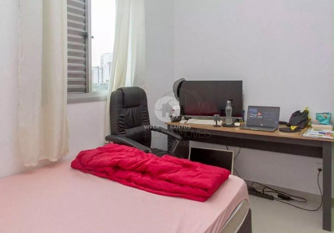 Apartamento 2 dormitórios com suíte, sacada e lazer na Encruzilhada - Santos/SP em Encruzilhada, Santos — foto 16