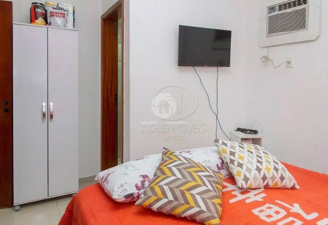 Apartamento 2 dormitórios com suíte, sacada e lazer na Encruzilhada - Santos/SP em Encruzilhada, Santos — foto 12
