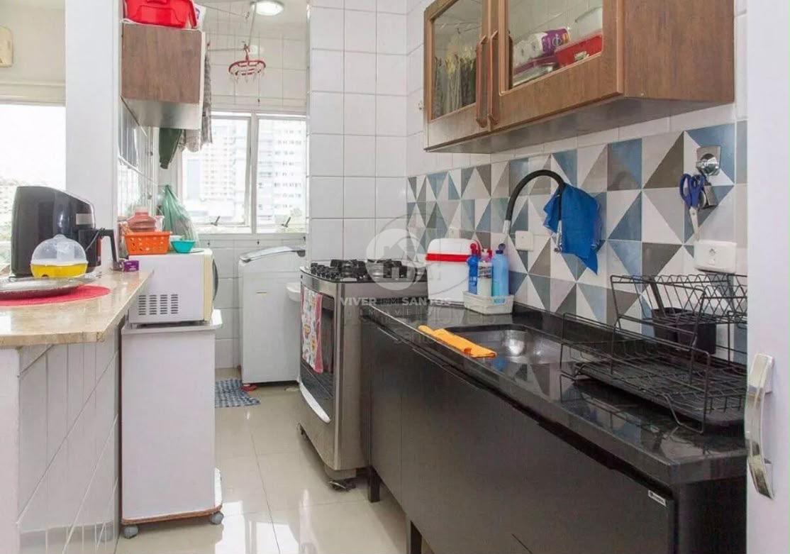 Apartamento 2 dormitórios com suíte, sacada e lazer na Encruzilhada - Santos/SP em Encruzilhada, Santos — foto 11