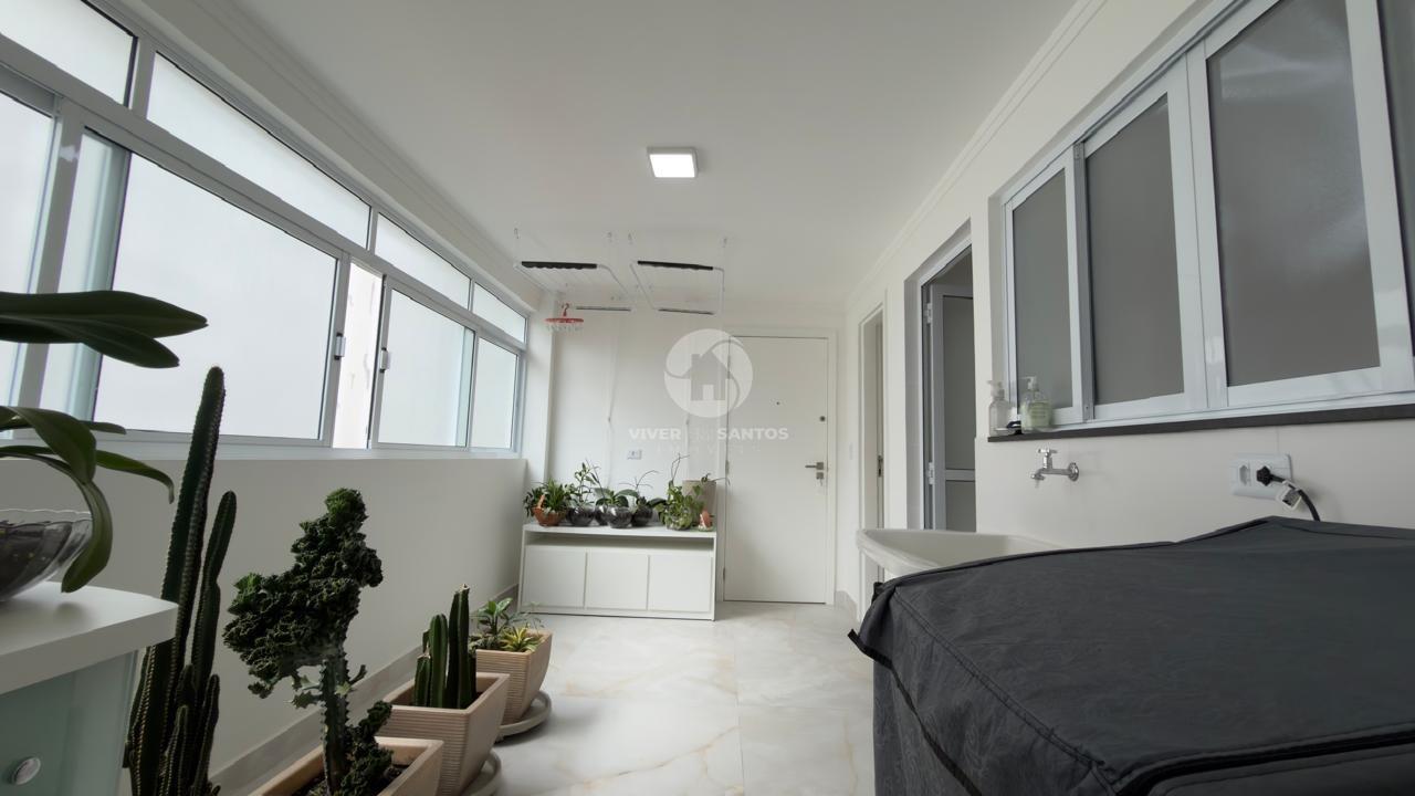 Apartamento Totalmente Reformado, 3 Suítes, Planejados e Ambientes Integrados no Boqueirão – Santos/SP em Boqueirão, Santos — foto 15