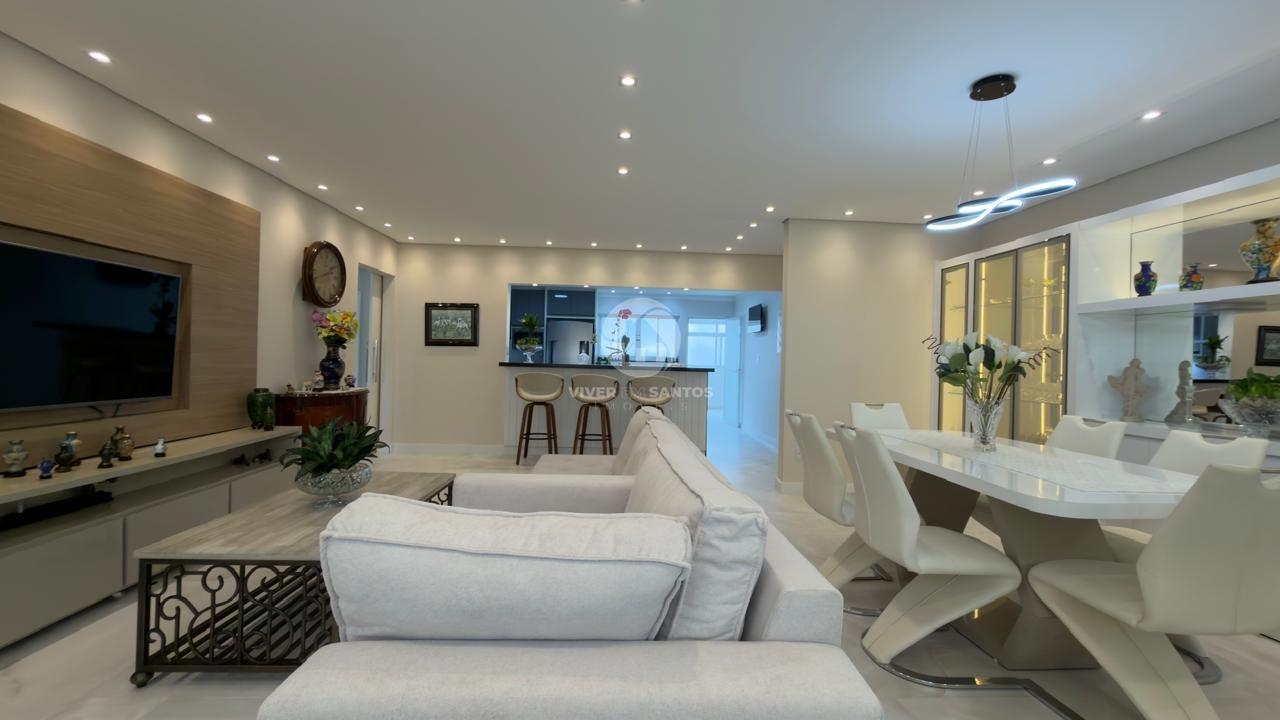 Apartamento Totalmente Reformado, 3 Suítes, Planejados e Ambientes Integrados no Boqueirão – Santos/SP em Boqueirão, Santos — foto 4
