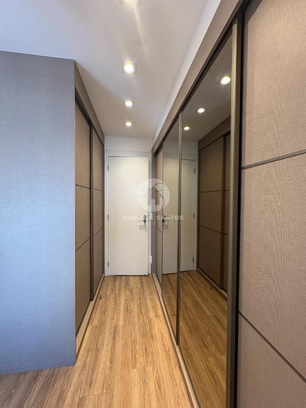 Apartamento Porteira Fechada, 3 Suítes, Elevador Privativo, Varanda com Churrasqueira e Vista Livre na Vila Rica – Santos/SP em Boqueirão, Santos — foto 16