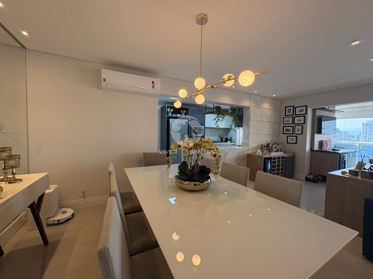 Apartamento Porteira Fechada, 3 Suítes, Elevador Privativo, Varanda com Churrasqueira e Vista Livre na Vila Rica – Santos/SP em Boqueirão, Santos — foto 3