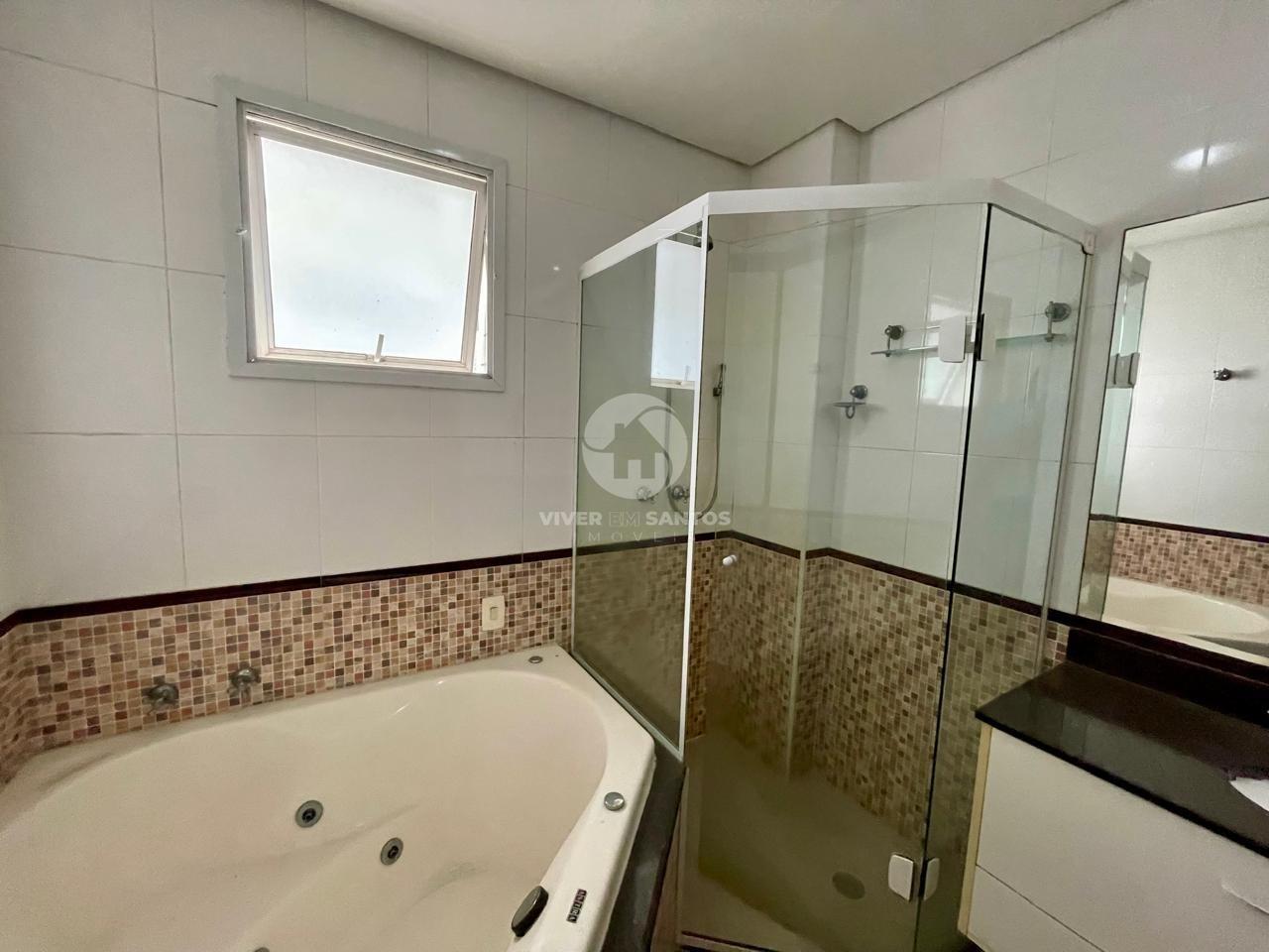 Cobertura Exclusiva com Piscina Privativa, Churrasqueira e 2 Suítes no José Menino - Santos/SP em Marapé, Santos — foto 9