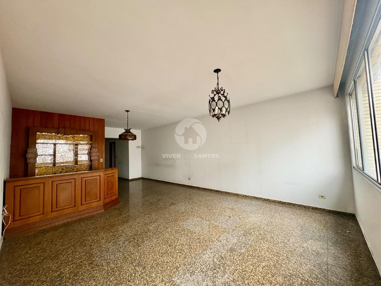 Apartamento 188 m², 3 Dormitórios, Suíte e Dependência Completa no Gonzaga – Santos/SP em Gonzaga, Santos — foto 2