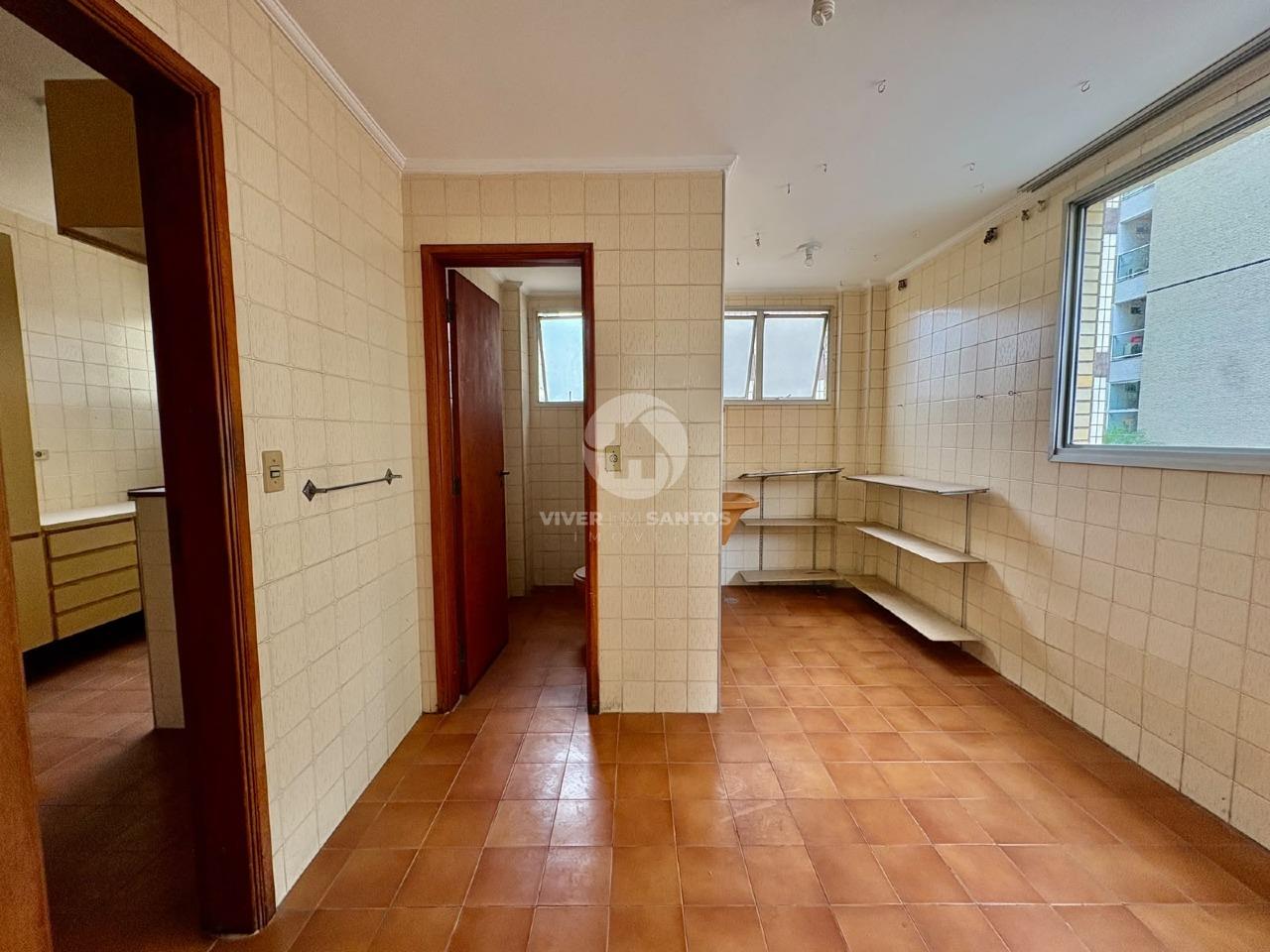 Apartamento 188 m², 3 Dormitórios, Suíte e Dependência Completa no Gonzaga – Santos/SP em Gonzaga, Santos — foto 15
