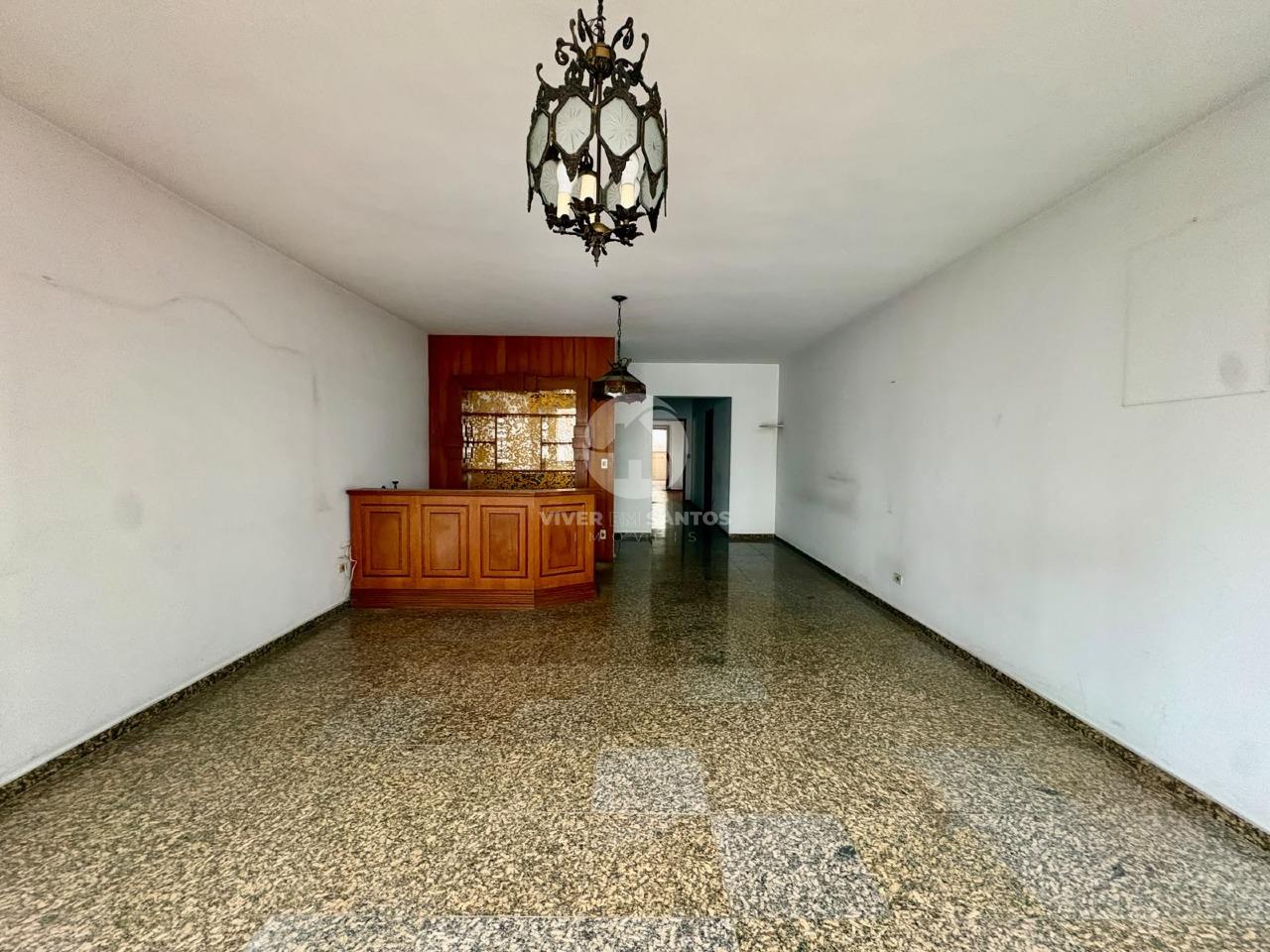 Apartamento 188 m², 3 Dormitórios, Suíte e Dependência Completa no Gonzaga – Santos/SP em Gonzaga, Santos — foto 3
