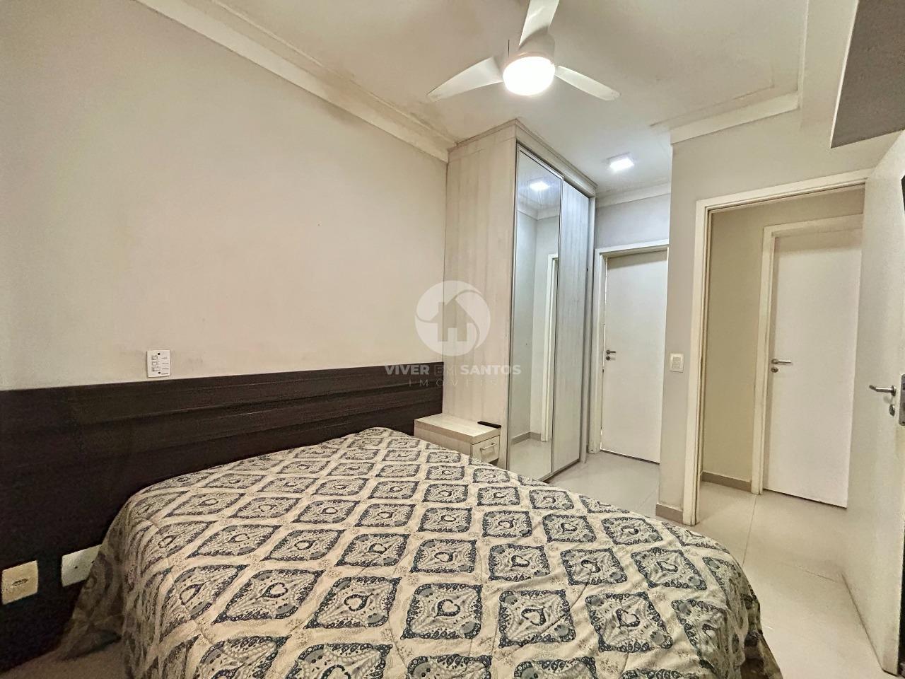Apartamento 2 Dormitórios, Suíte, Sacada, Andar Alto e Lazer Completo no Aqua Play – Santos/SP em Marapé, Santos — foto 11