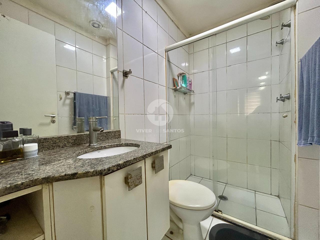 Apartamento 2 Dormitórios, Suíte, Sacada, Andar Alto e Lazer Completo no Aqua Play – Santos/SP em Marapé, Santos — foto 13