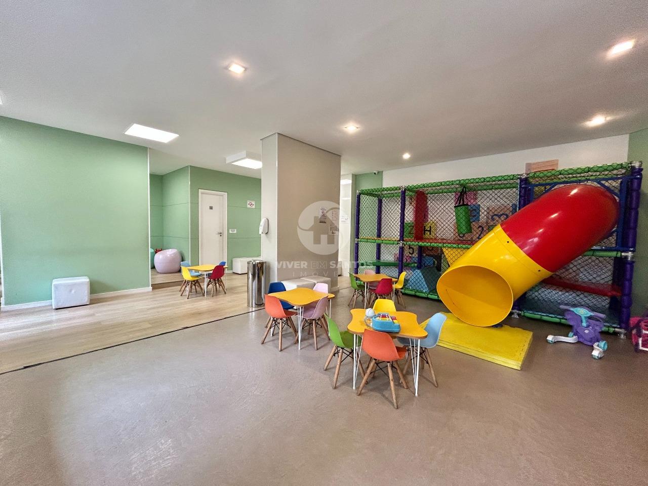 Apartamento 2 Dormitórios, Suíte, Sacada, Andar Alto e Lazer Completo no Aqua Play – Santos/SP em Marapé, Santos — foto 18