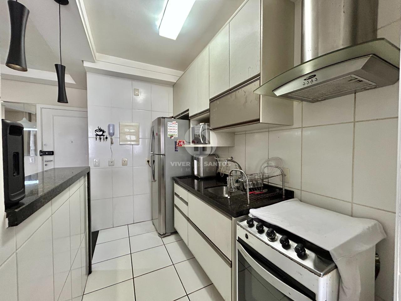 Apartamento 2 Dormitórios, Suíte, Sacada, Andar Alto e Lazer Completo no Aqua Play – Santos/SP em Marapé, Santos — foto 8