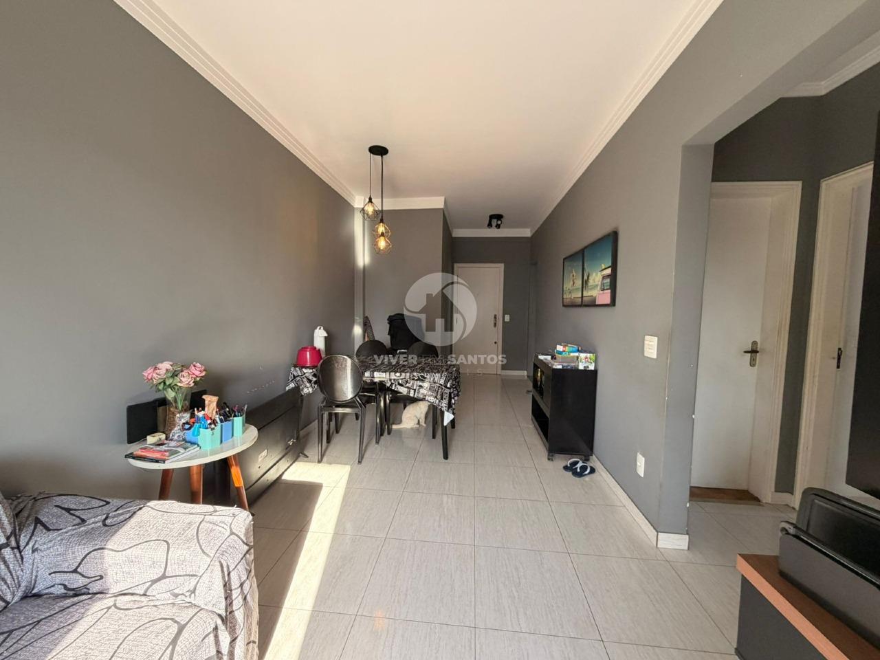 Apartamento 94 m², 3 Dormitórios, Suíte, Varanda com Vista Livre e Lazer na Aparecida – Santos/SP em Aparecida, Santos — foto 3