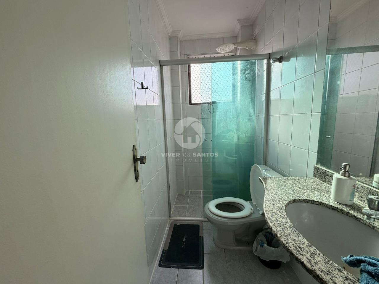 Apartamento 94 m², 3 Dormitórios, Suíte, Varanda com Vista Livre e Lazer na Aparecida – Santos/SP em Aparecida, Santos — foto 8
