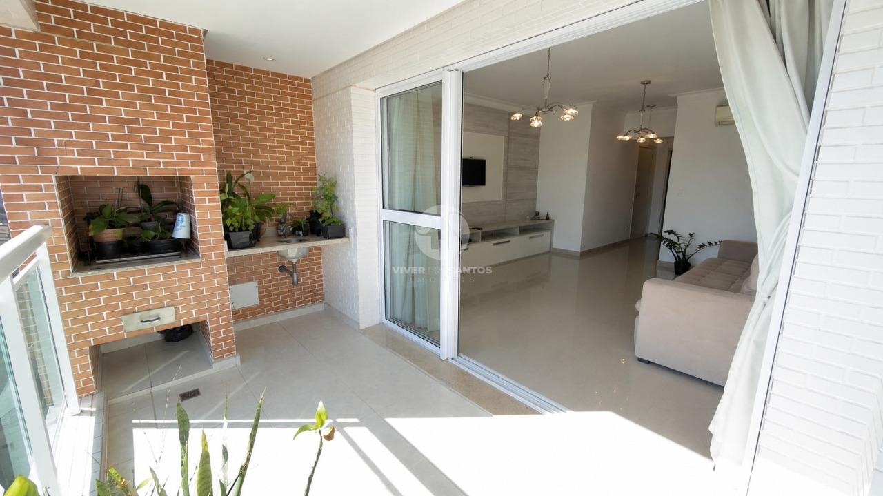 Apartamento Reformado 143 m², 3 Dormitórios, Suíte, Churrasqueira, 2 Vagas e Lazer Completo – Santos/SP em Gonzaga, Santos — foto 6