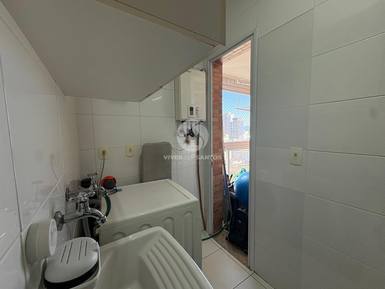 Título: Apartamento 2 Dormitórios, Suíte, Vista para o Mar, Vaga e Lazer Completo no Gonzaga – Santos/SP em Gonzaga, Santos — foto 19