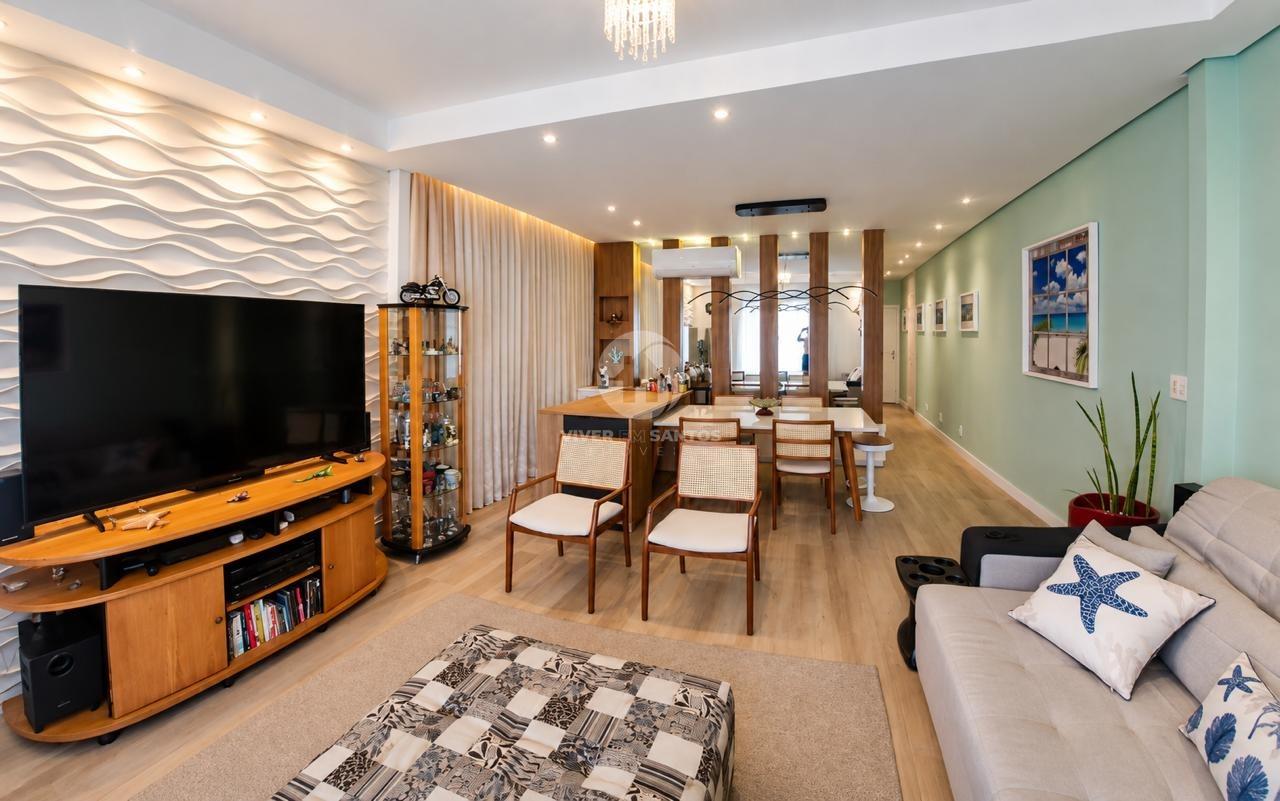 Apartamento Reformado, 2 Dormitórios Reversíveis, Sacada, Vista para o Mar e Garagem na Ponta da Praia – Santos/SP em Ponta da Praia, Santos — foto 7