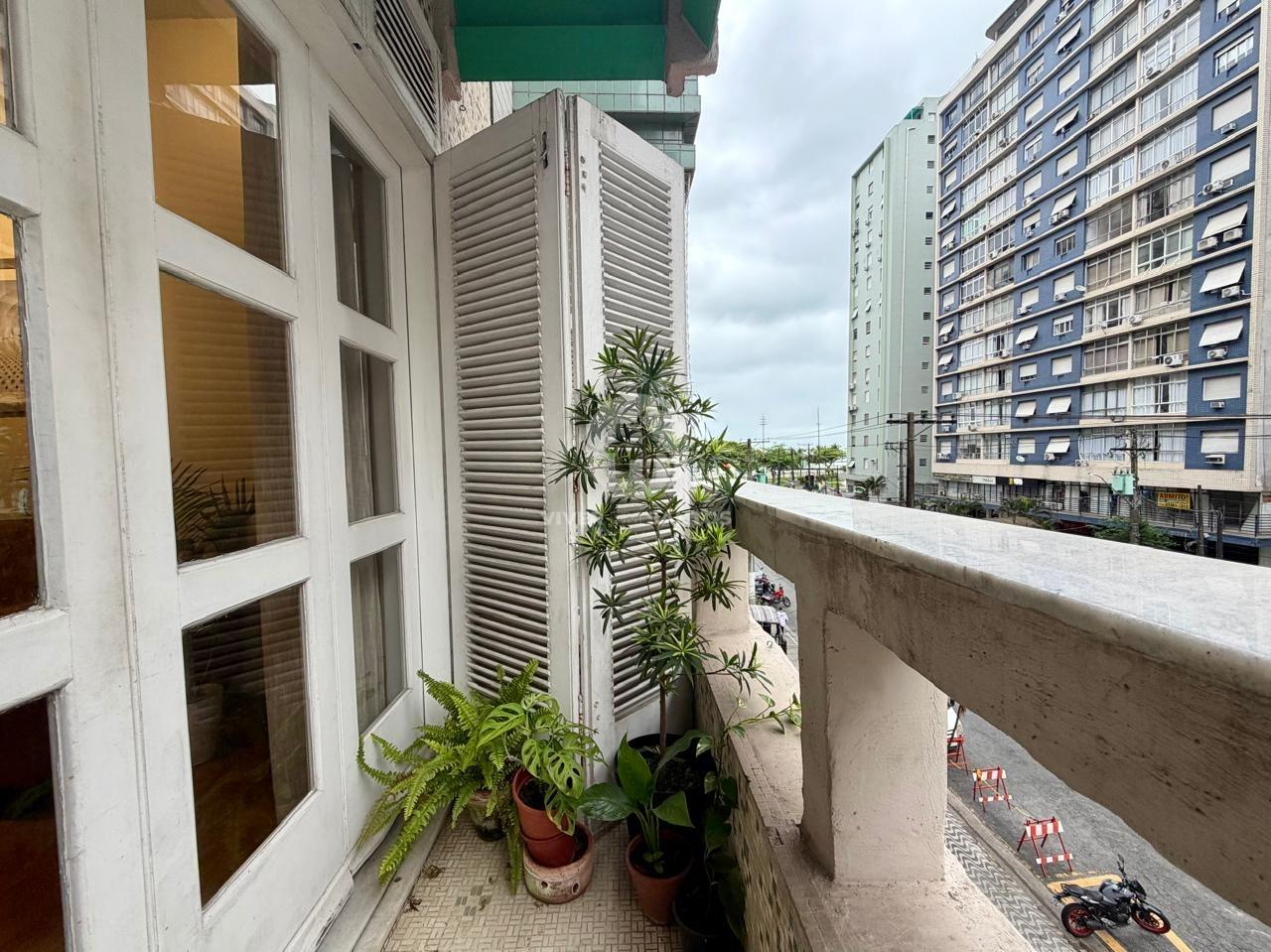 Apartamento Porteira Fechada, Varanda com Vista para o Mar e a 50 Metros da Praia do Boqueirão – Santos/SP em Boqueirão, Santos — foto 19