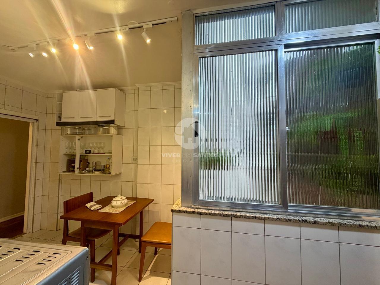 Apartamento Porteira Fechada, Varanda com Vista para o Mar e a 50 Metros da Praia do Boqueirão – Santos/SP em Boqueirão, Santos — foto 8